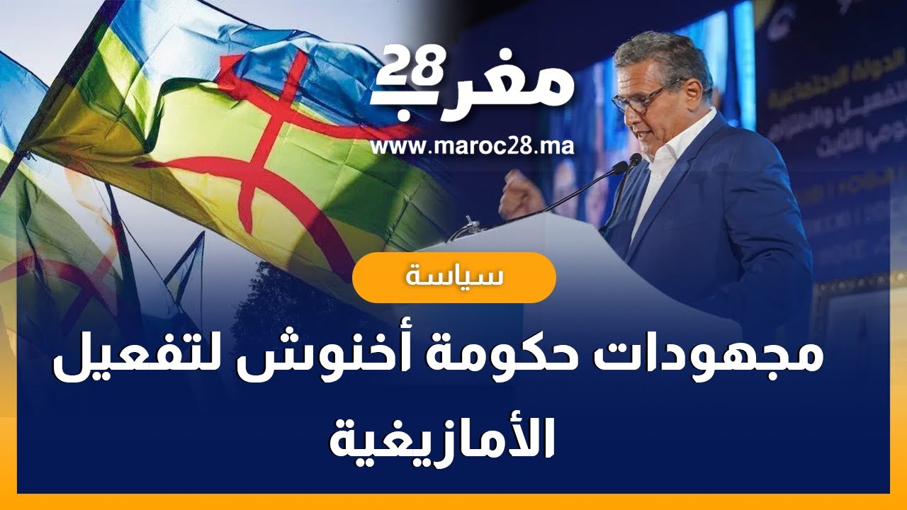 تدخل عزيز أخنوش حول تفعيل الطابع الرسمي للأمازيغية