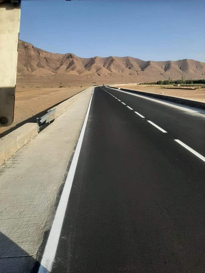 ٱخر اللمسات لفتح المقطع الطرقي بين كراندو و نفق زعبل