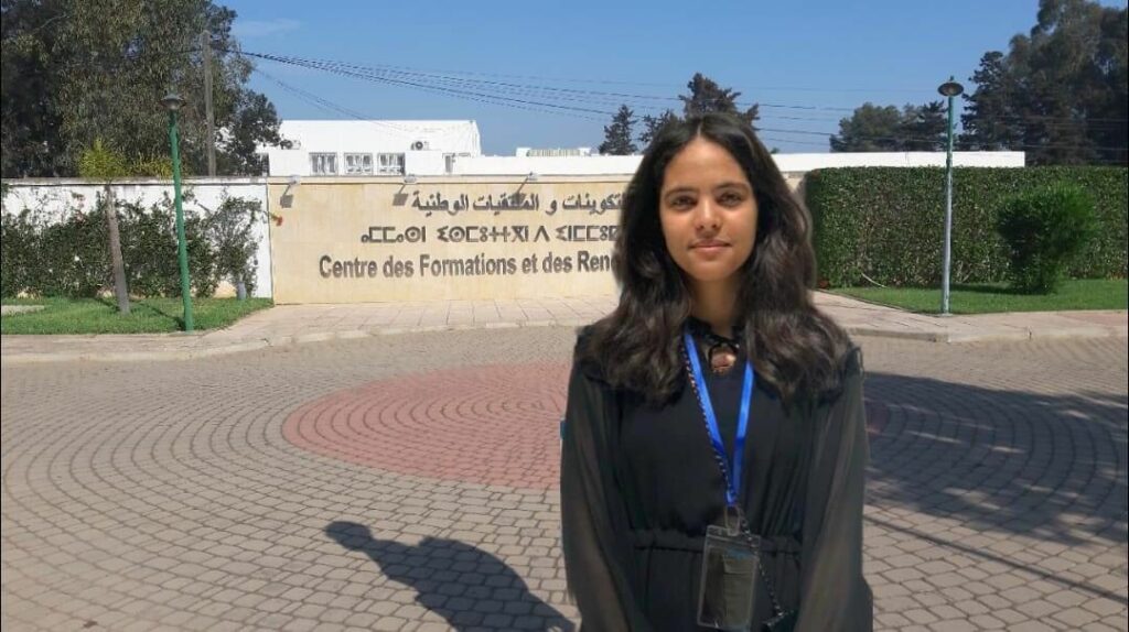 "تألق" نهال المرناوي ممثلة الأكاديمية الجهوية للتربية والتكوين لجهة العيون