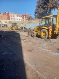أشغال تجهيز سوق القرب"البويتات" بيعقوب المنصور بين الرفض و التأييد من قبل الساكنة و التجار