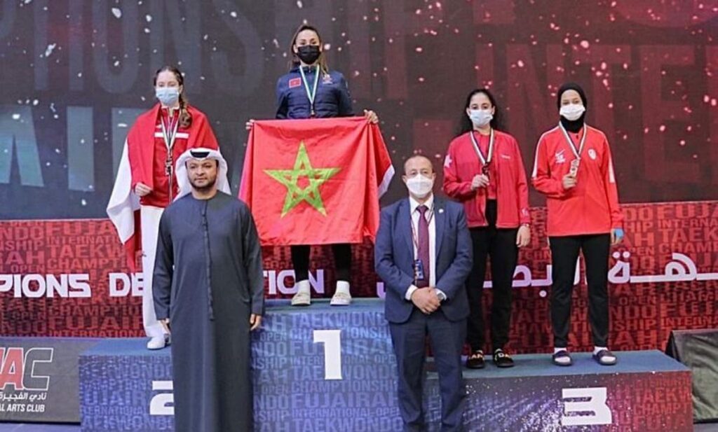حصل المغرب على 13 ميدالية في كأس العرب للتيكواندو