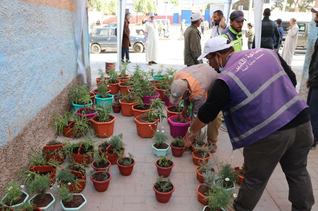 مبادرة الأحياء النموذجية تحط رحالها بحي تكوين في إطار فضاء التطوع بأكادير