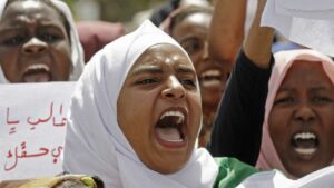 احتجاجات في السودان رفضاً للاعتداء على النساء