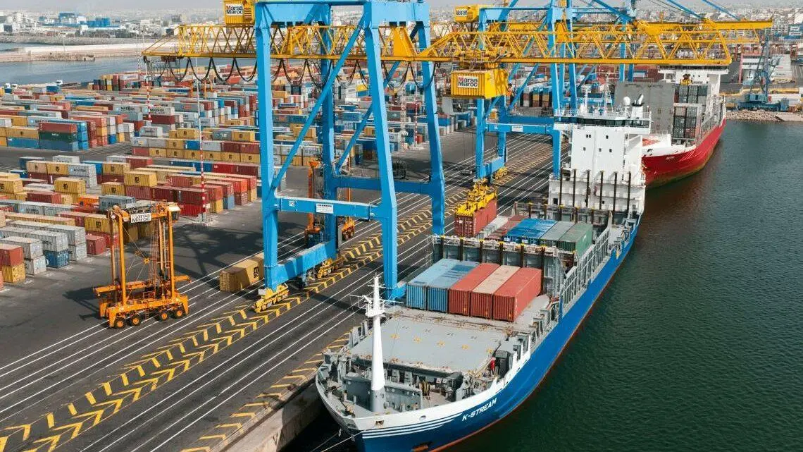 ارتفاع إجمالي نشاط الحاويات بميناء الدار البيضاء