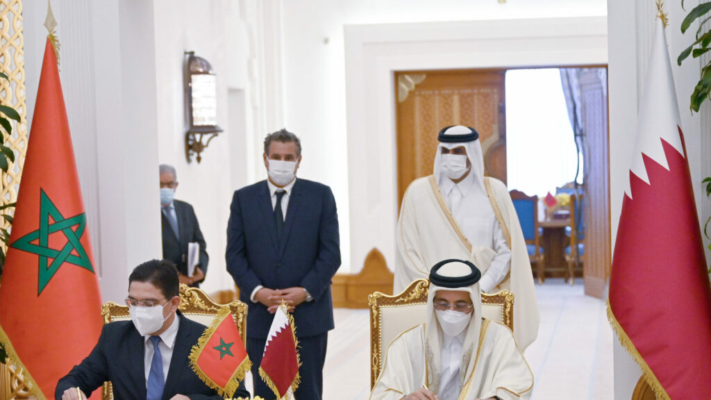 وزير الخارجية القطري يهاتف عزيز أخنوش